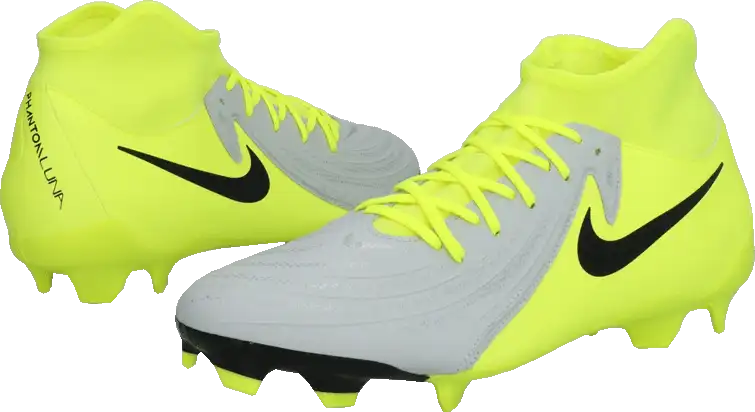 Pánské lisovky Nike Phantom Luna II Academy FG/MG šedá-limetka