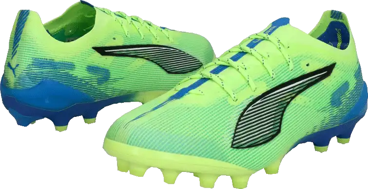 Pánské kopačky lisovky Puma Ultra 5 Ultimate AG limetka