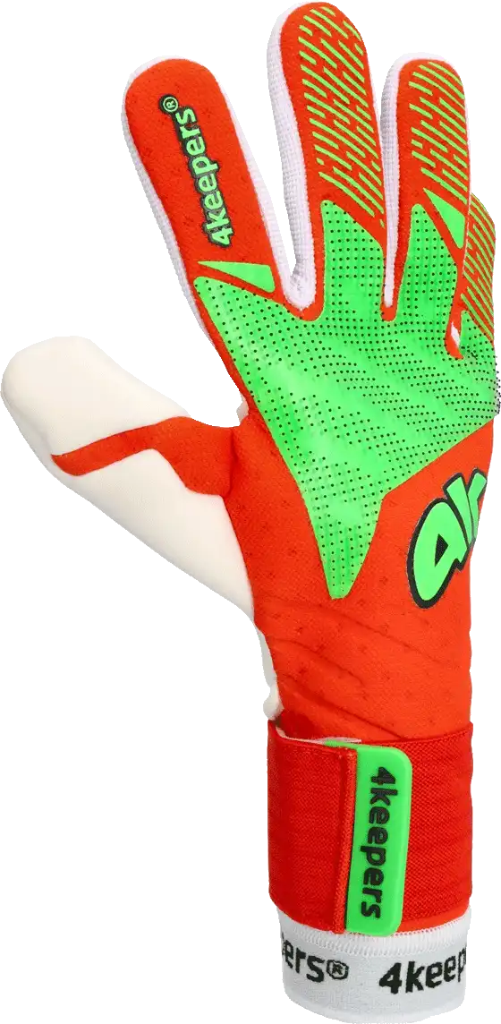 Dětské brankářské rukavice 4keepers Elite Inferno NC oranžové