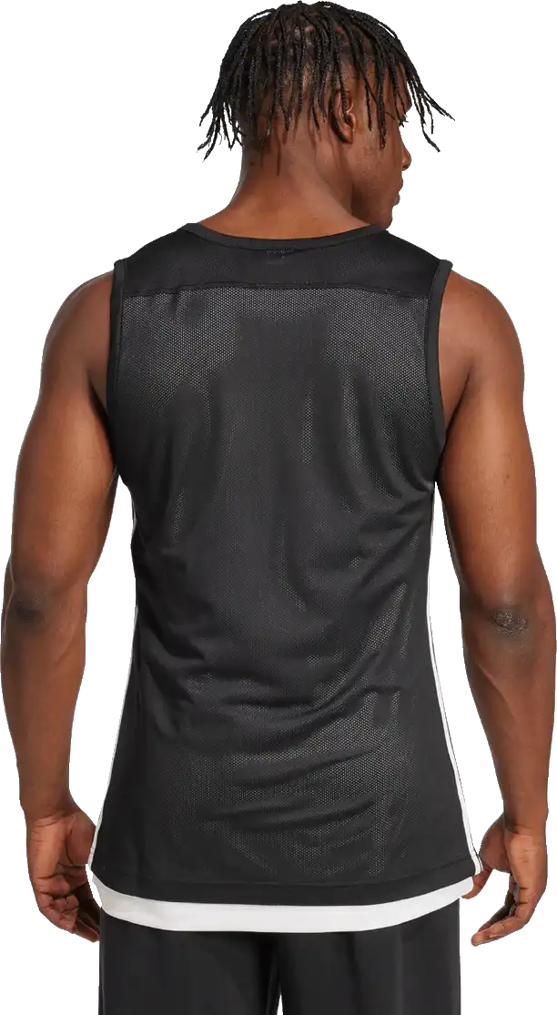Pánský oboustranný dres bez rukávů Adidas 3G Speed Reversible černý