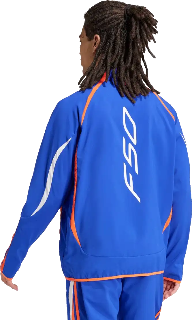 Pánská hřejivá bunda Adidas F50 Woven modrá