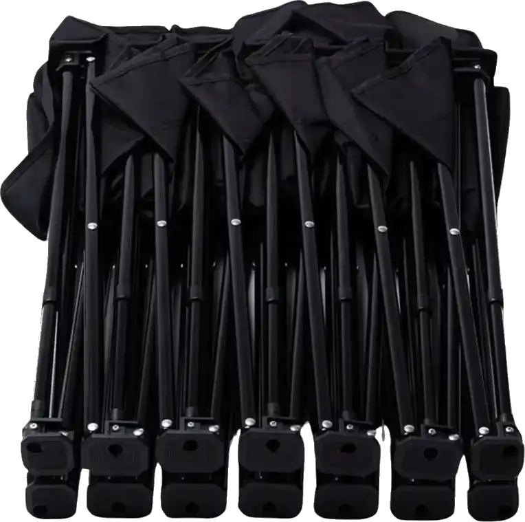 Skládací lavice Unisport černá pro 6 osob 262 X 48 X 75 cm