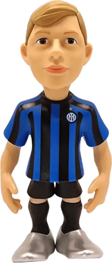 Sběratelská figurka Minix Inter Milan Nicolo Barella 12 cm modrá