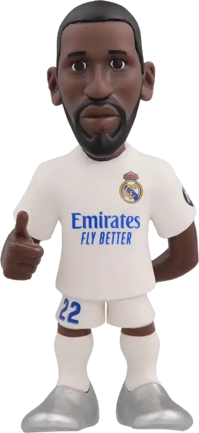 Sběratelská figurka Minix Real Madrid Antonio Rudiger 12 cm bílá