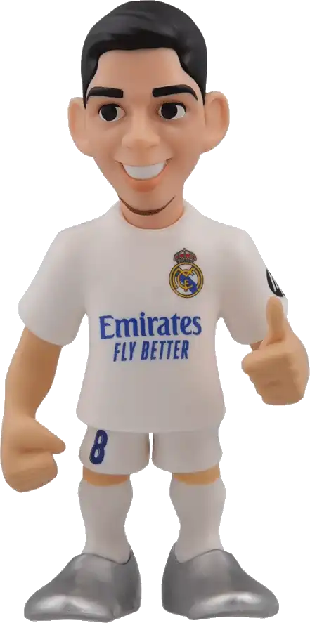 Sběratelská figurka Minix Real Madrid Federico Valverde 12 cm bílá