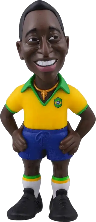 Sběratelská figurka Minix Brazílie Pelé 12 cm žlutá