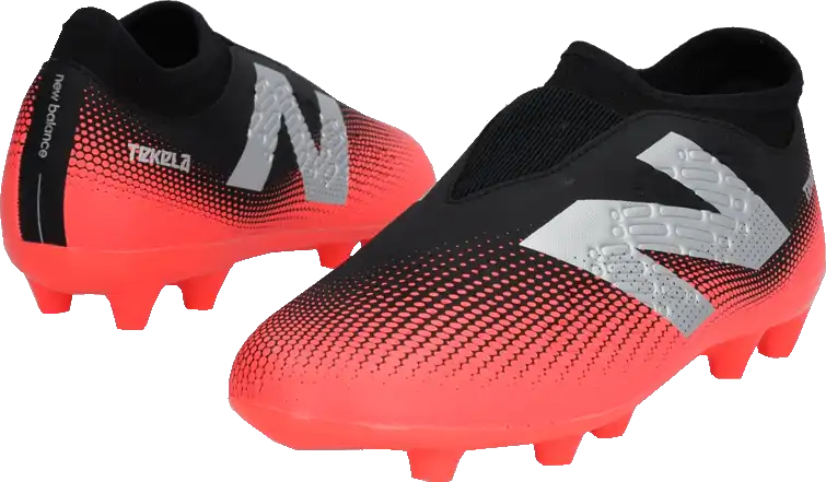 Dětské lisovky New Balance Tekela V4+ Magique FG oranžovo-černé