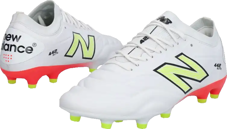 Pánské kopačky lisovky New Balance 442 V2 Elite FG bílé