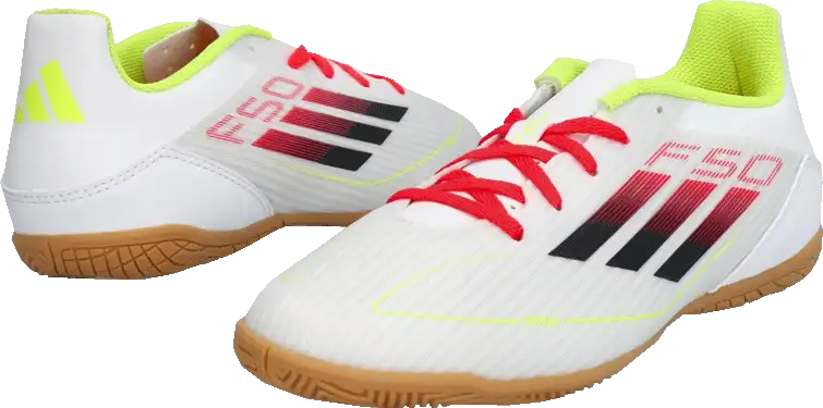 Pánské sálové kopačky Adidas F50 Club IN bílé2