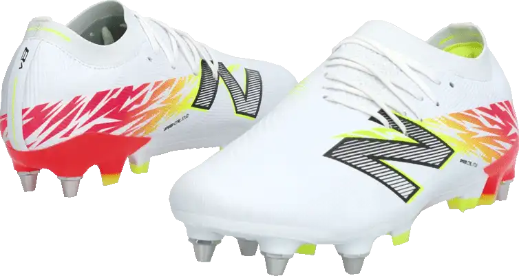 Pánské kopačky kolíky New Balance Furon V8 Elite SG bílé