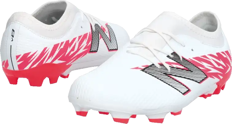 Dětské kopačky lisovky New Balance Furon V8 Team FG bílé
