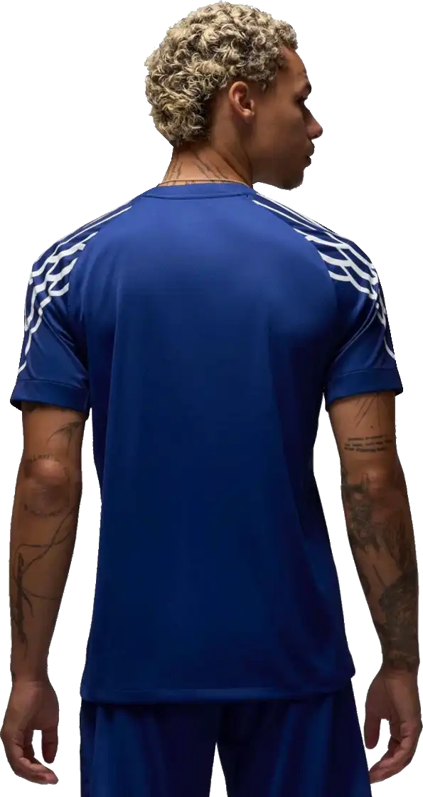 Pánský čtvrtý fotbalový dres Nike PSG x Jordan 24/25 modrý