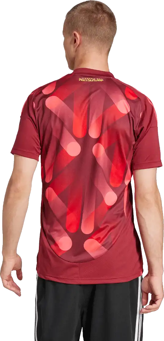 Pánský venkovní fotbalový dres Adidas Německo 25/26 bordo