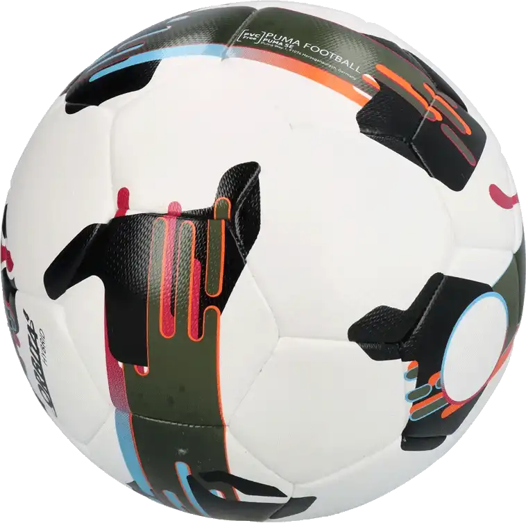Fotbalový míč Puma Orbita 4 Hybrid velikost 5 bílý2