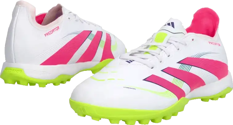 Pánské kopačky turfy Adidas Predator League TF bílo-růžové