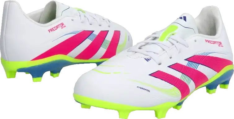 Dětské kopačky lisovky Adidas Predator League FG/MG bílo-růžové