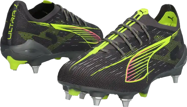 Pánské kopačky kolíky Puma Ultra 5 Ultimate MxSG černé2