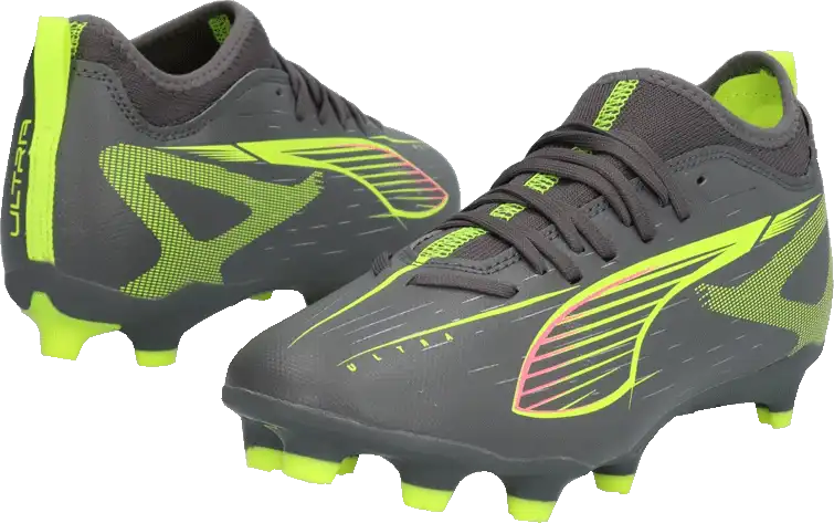 Dětské kopačky lisovky Puma Ultra 5 Match FG/AG černo-šedé