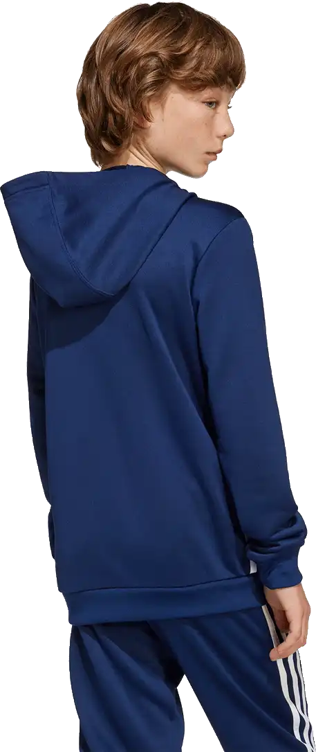 Dětská měkká mikina s kapucí Adidas Tiro 25 Essentials Sweat modrá