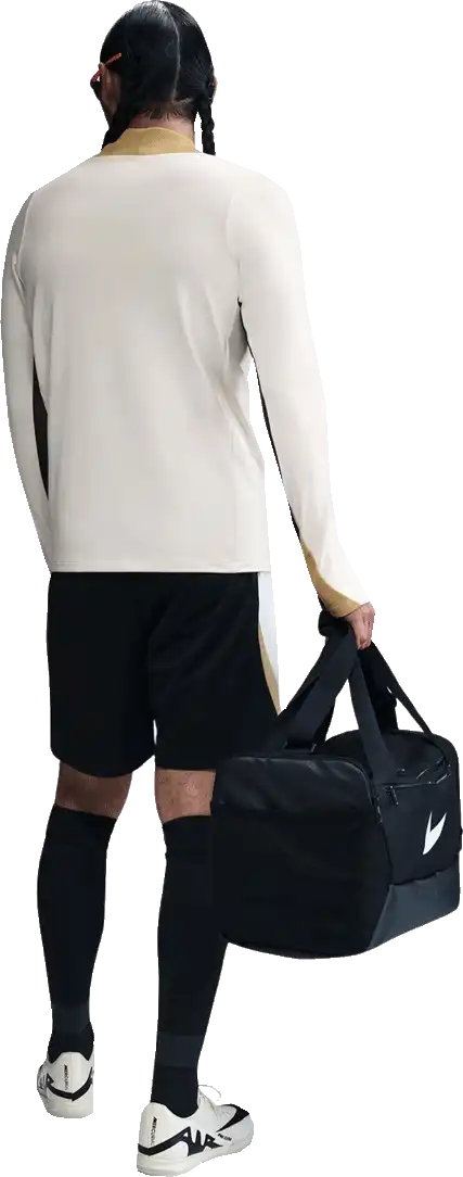 Pánská fotbalová mikina Nike Dri-FIT Strike bílo-zlatá
