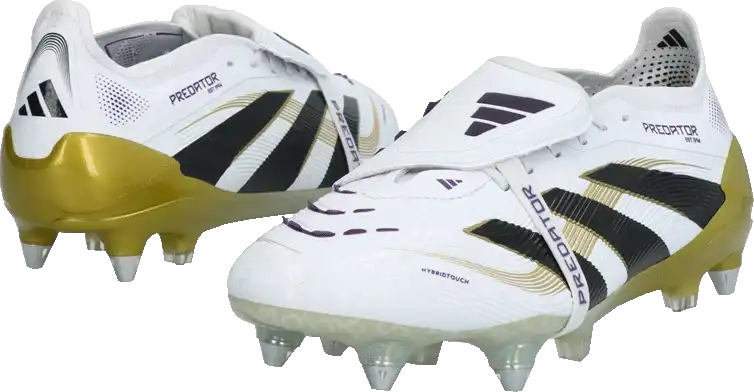 Pánské kopačky kolíky Adidas Predator Elite FT SG bílé2