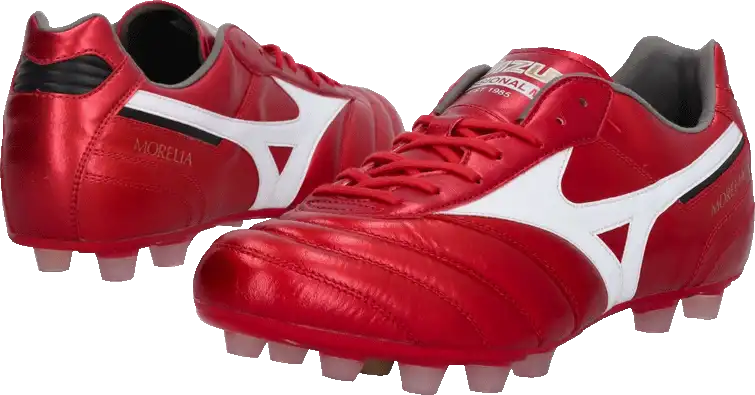 Pánské kopačky lisovky Mizuno Morelia II 40th Pro FG červené