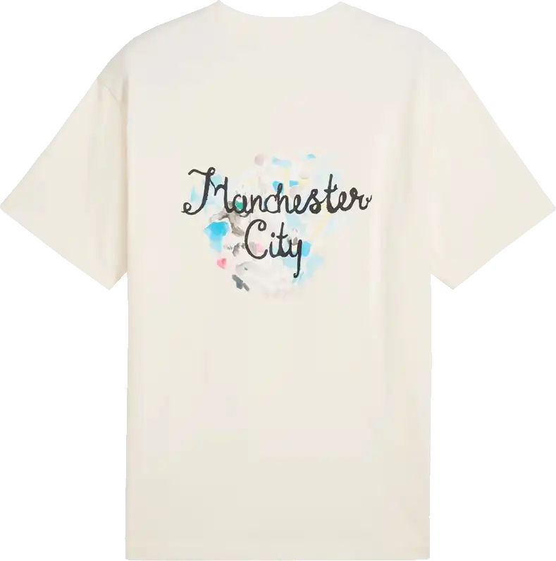 Pánské tričko Puma x KidSuper Manchester City 25/26 Graphic Tee béžové