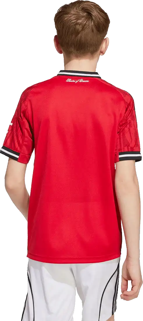 Dětský domácí fotbalový dres Adidas Manchester United 25/26 červený
