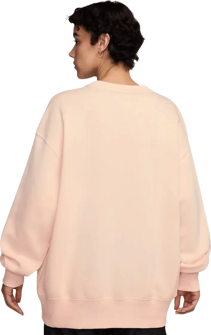 Dámská volnější mikina Nike Francie 25/26 Phoenix Fleece růžová