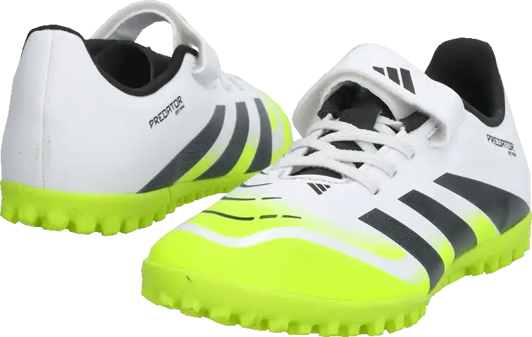 Dětské kopačky turfy Adidas Predator Club Hook-and-Loop TF bílé