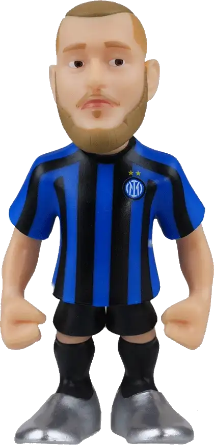Sběratelská figurka Minix Inter Milan Federico Dimarco 12 cm modro-černá