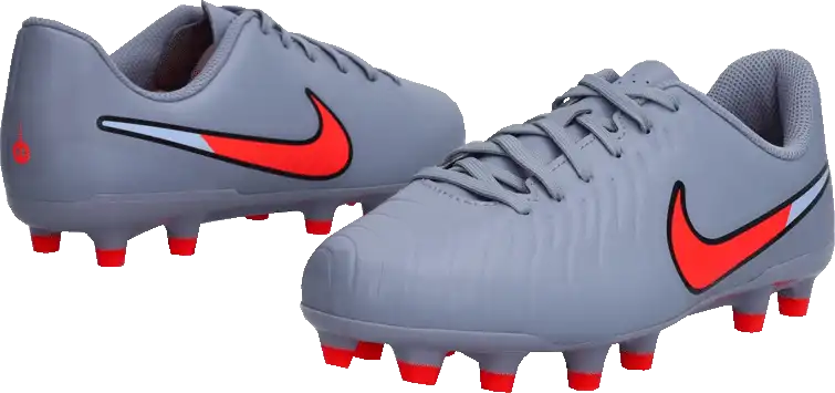 Dětské kopačky lisovky Nike Tiempo Legend 10 Club FG/MG tmavě šedé