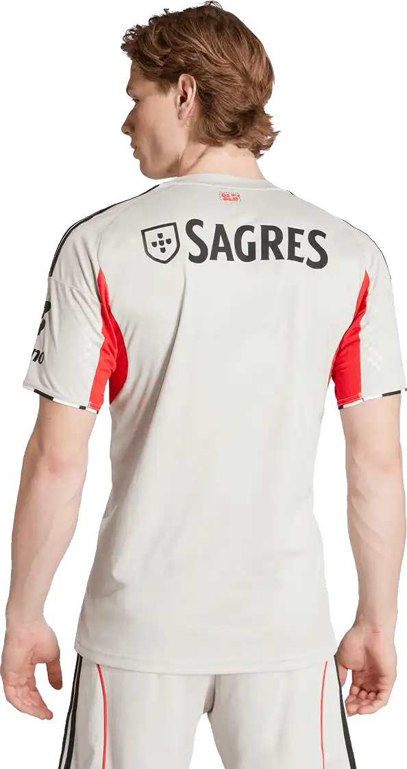 Pánský venkovní fotbalový dres Adidas SL Benfica 25/26 béžový