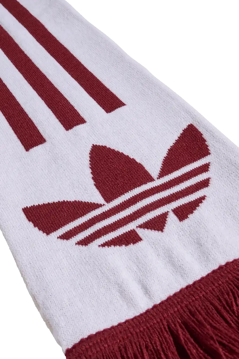 Unisex fotbalová šála Adidas Arsenal FC 25/26 bordo-bílá 134x16