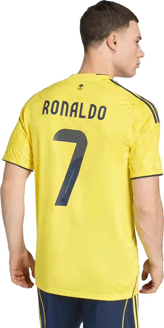 Pánský domácí fotbalový dres Adidas Al-Nassr 25/26 Ronaldo 7 žlutý
