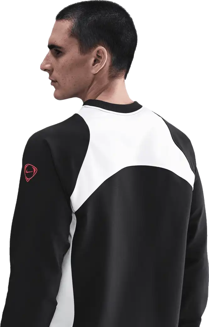 Pánská mikina s dlouhým rukávem Nike PSG 25/26 Total 90 Crew Top Černá