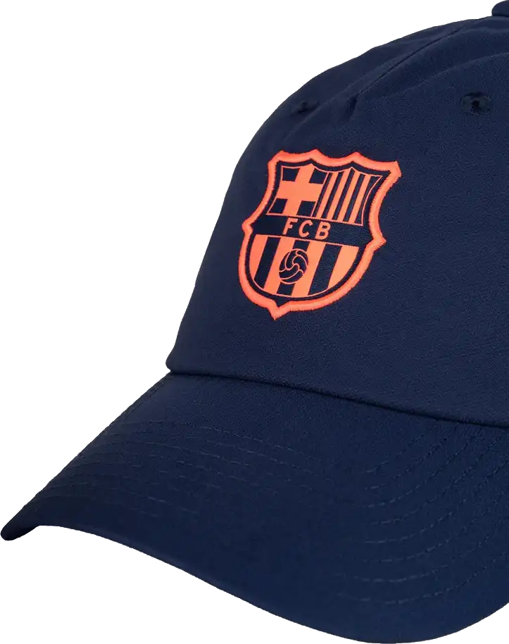 Unisex fotbalová kšiltovka Nike FC Barcelona 25/26 Total 90 Club modrá