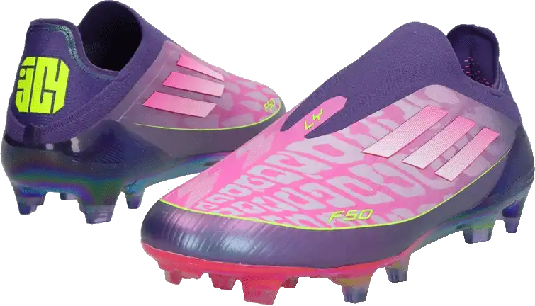 Pánské kopačky lisovky Adidas F50 Elite Lamine Yamal LL FG fialové