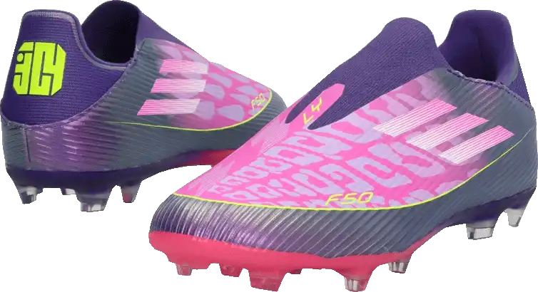Pánské lisovky Adidas F50 League Lamine Yamal LL FG/MG BTK fialové