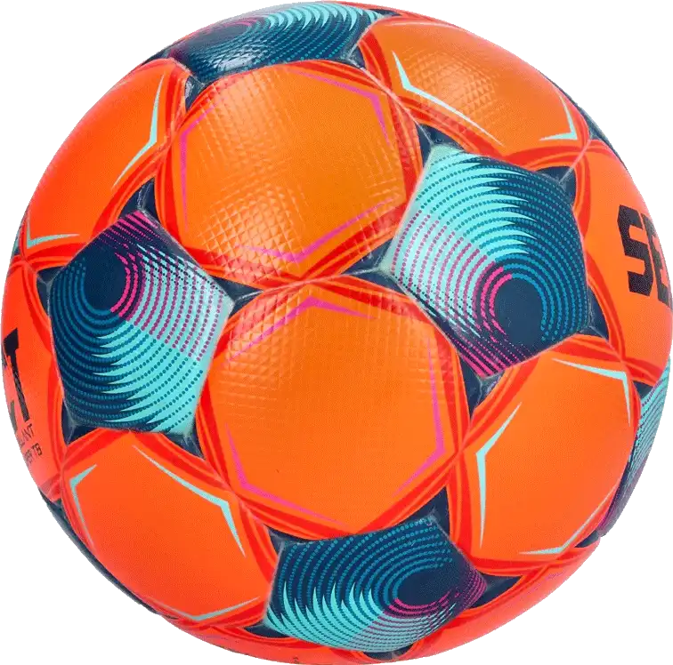 Fotbalový míč Select Brillant Super TB FIFA v25 velikost 5 oranžový