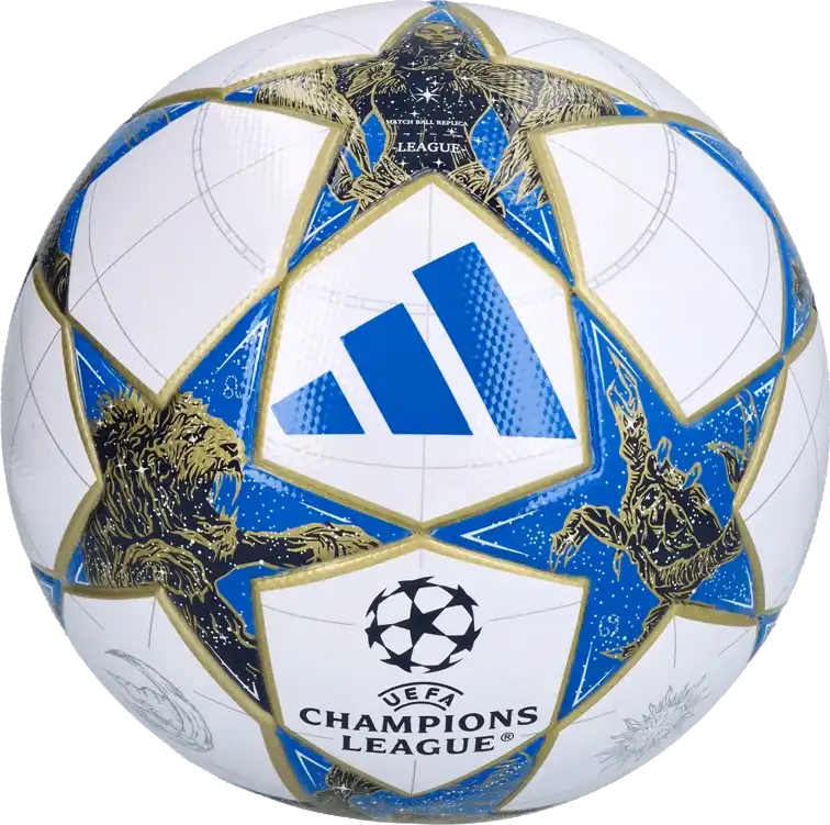 Fotbalový míč Adidas UCL League 25/26 Stage Boxed velikost 4 bílý