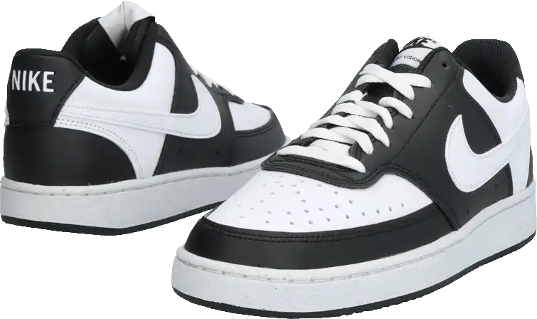 Pánská lifestylová obuv Nike Court Vision Low bílo-černá2