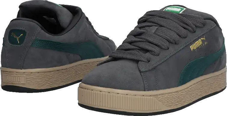Pánská lifestylová obuv Puma Suede XL šedá