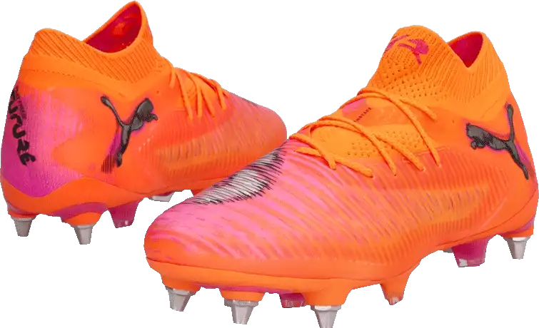 Pánské kopačky kolíky Puma Future 8 Ultimate MxSG oranžové