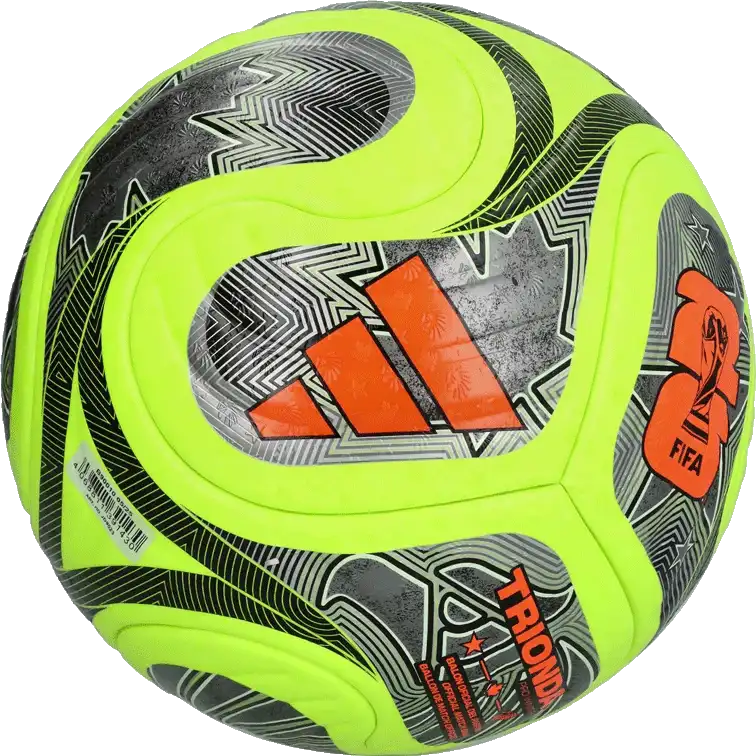 Fotbalový míč Adidas Trionda World Cup 2026 Pro Winter velikost 5 žlutý