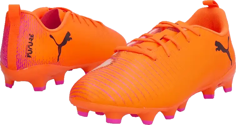 Dětské kopačky lisovky Puma Future 8 Play FG/AG oranžové