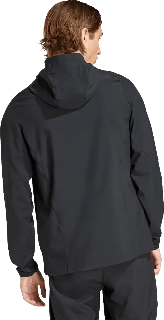 Pánská bunda větrovka Adidas Německo 2026 Tiro Travel Full-Zip černá