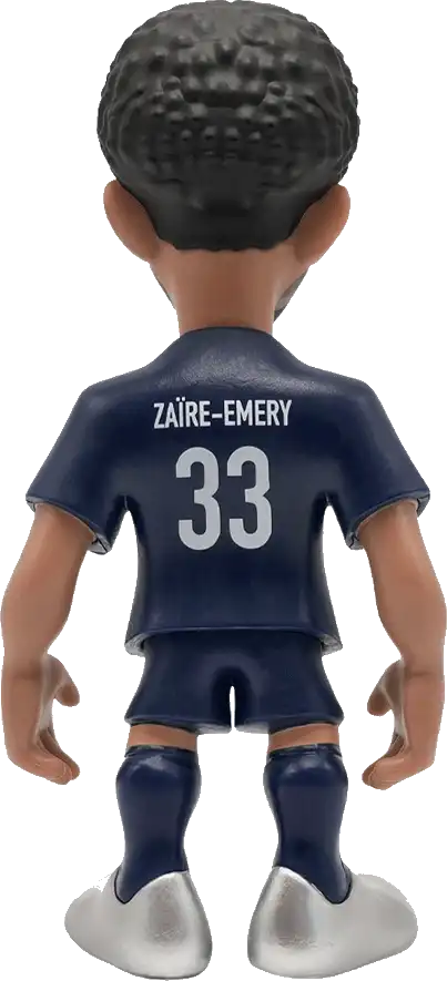 Sběratelská figurka Minix PSG 25/26 Warren Zaïre-Emery 12 cm modrá