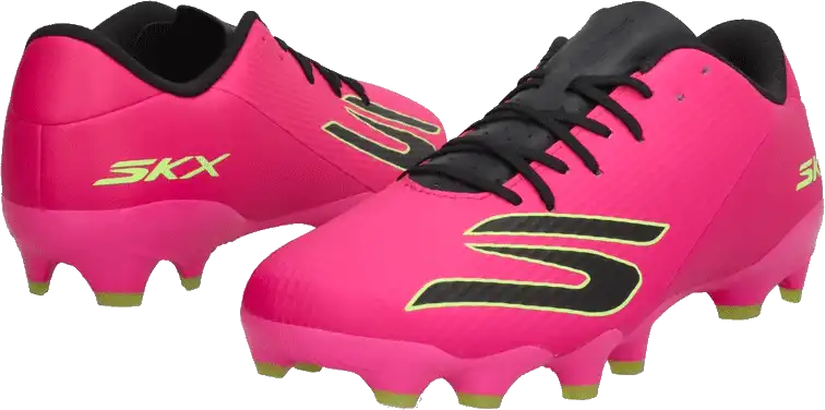 Pánské kopačky lisovky Skechers SKX 02 Low Academy FG růžové