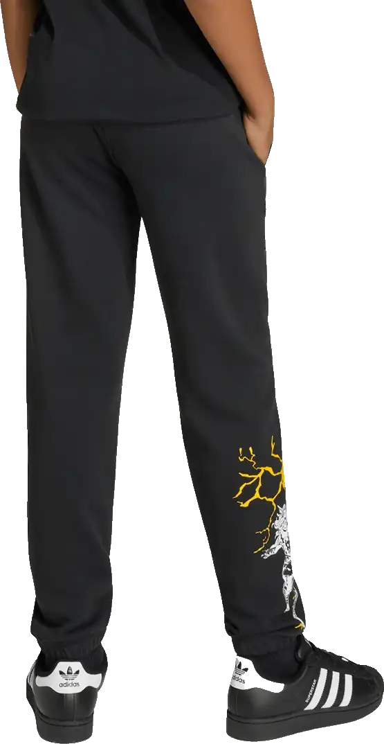 Dětské kalhoty Adidas Real Madrid x Marvel 25/26 černé